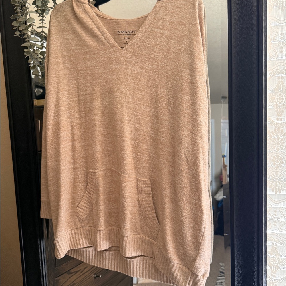 Torrid Tan Hoodie Sweatshirt